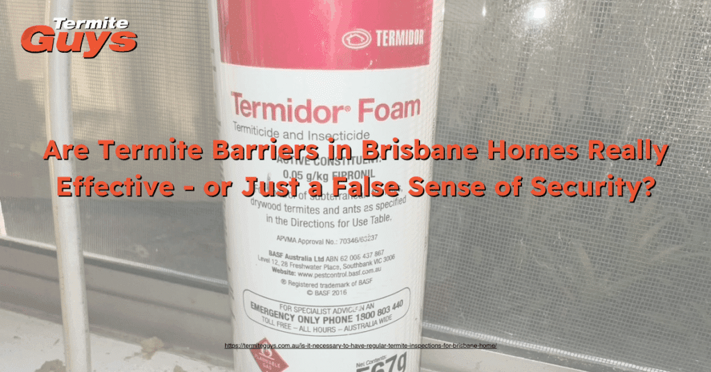 Brisbane home protected with a termite barrier system