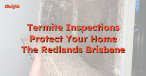 Thermal imaging termite inspection by Termite Guys Brisbane in a Redlands home.